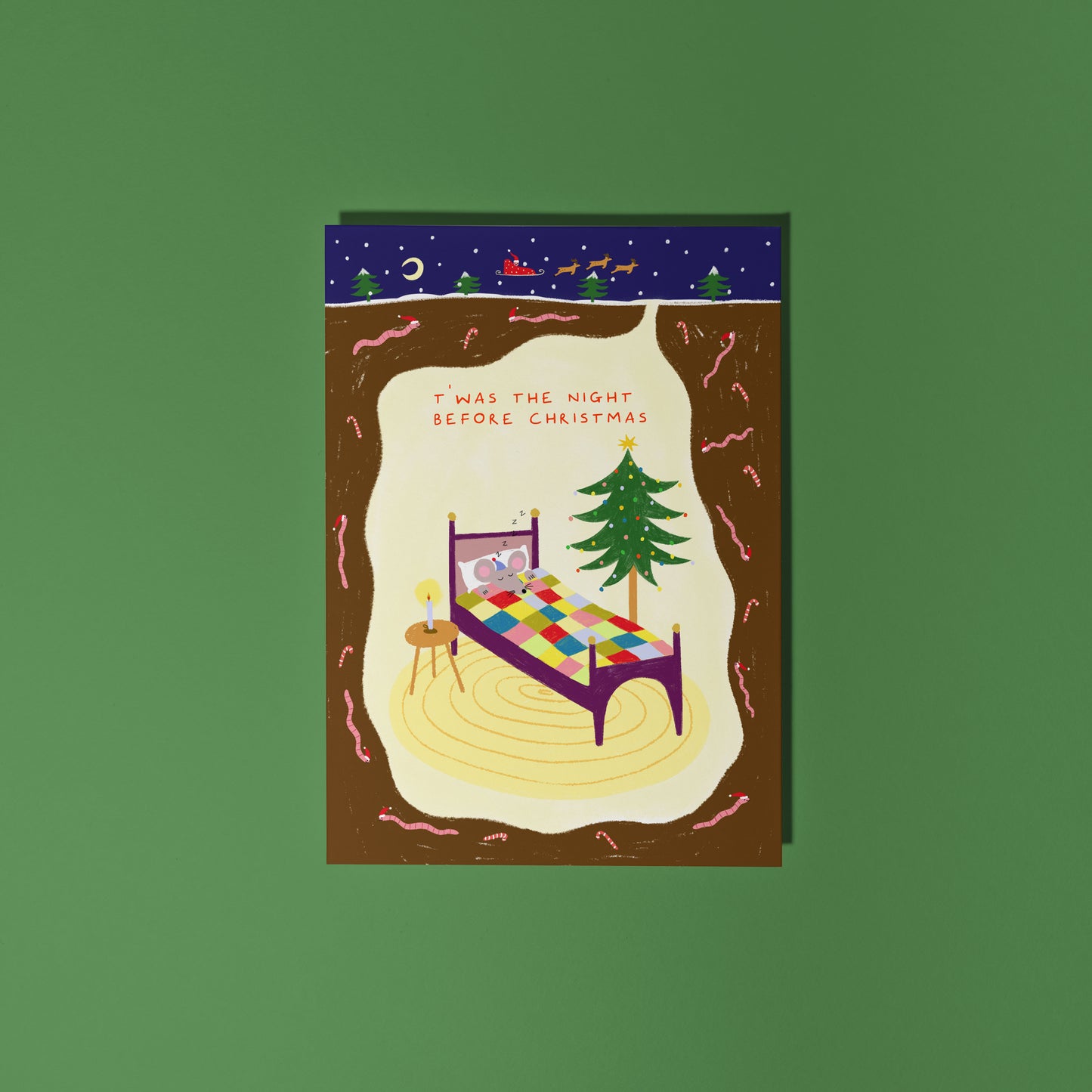 T'was The Night Before Christmas Card