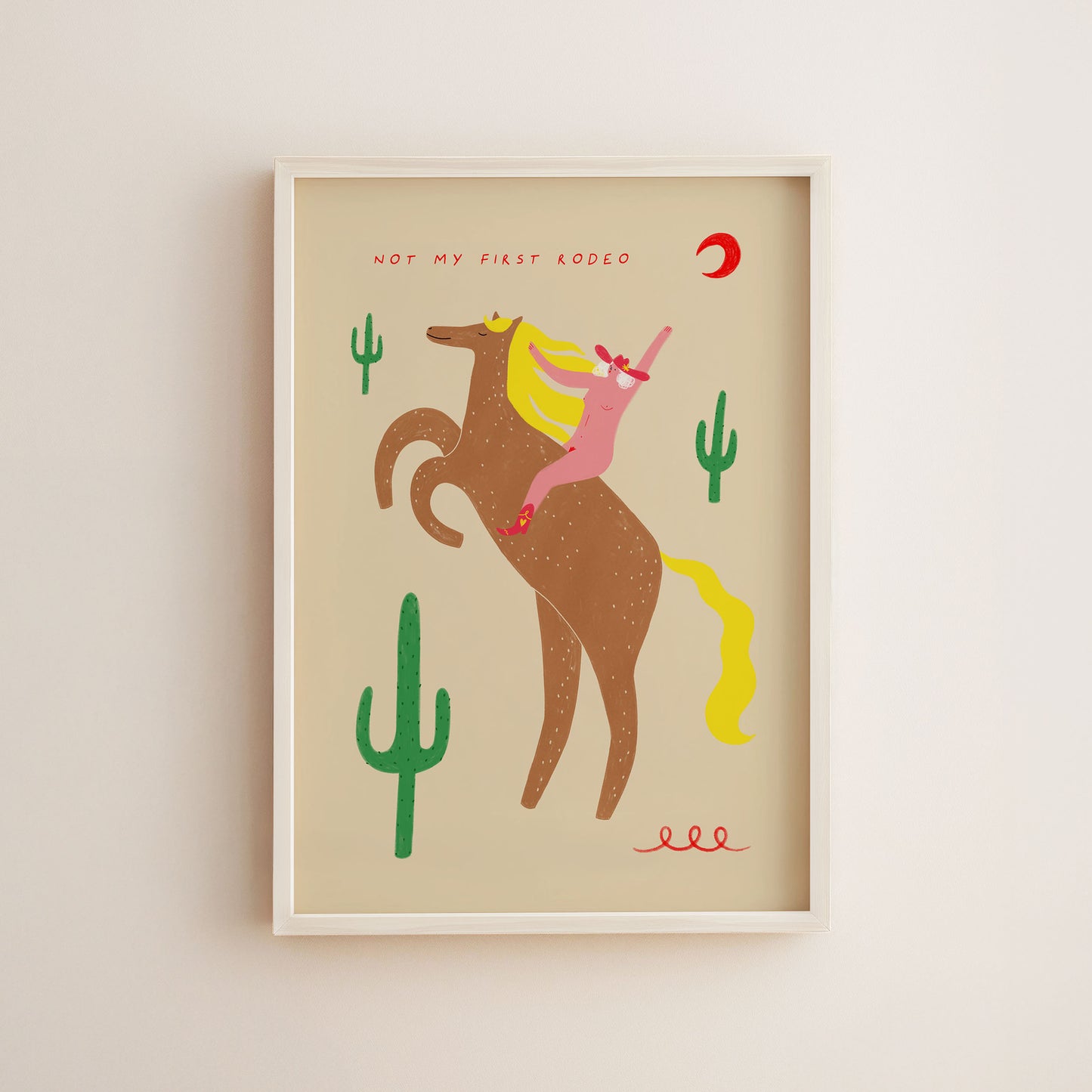 Not My First Rodeo Art Print