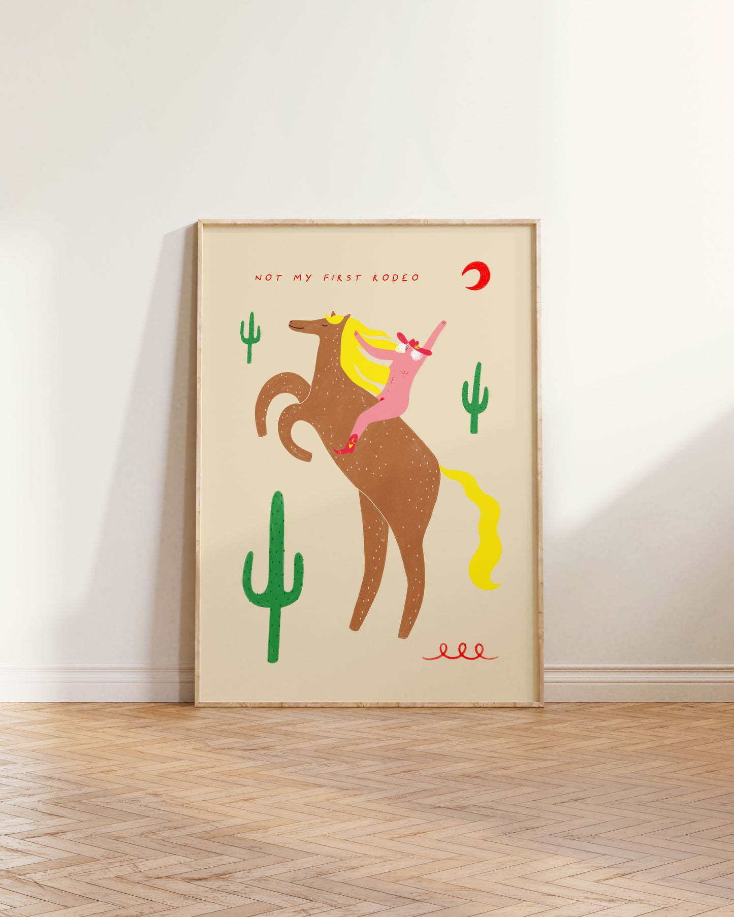 Not My First Rodeo Art Print