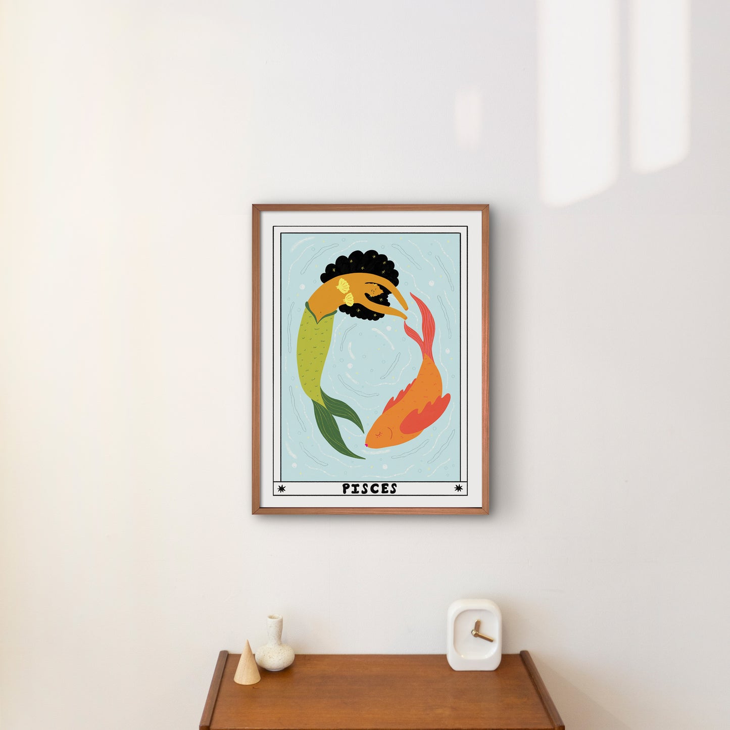 Tarot Pisces Art Print