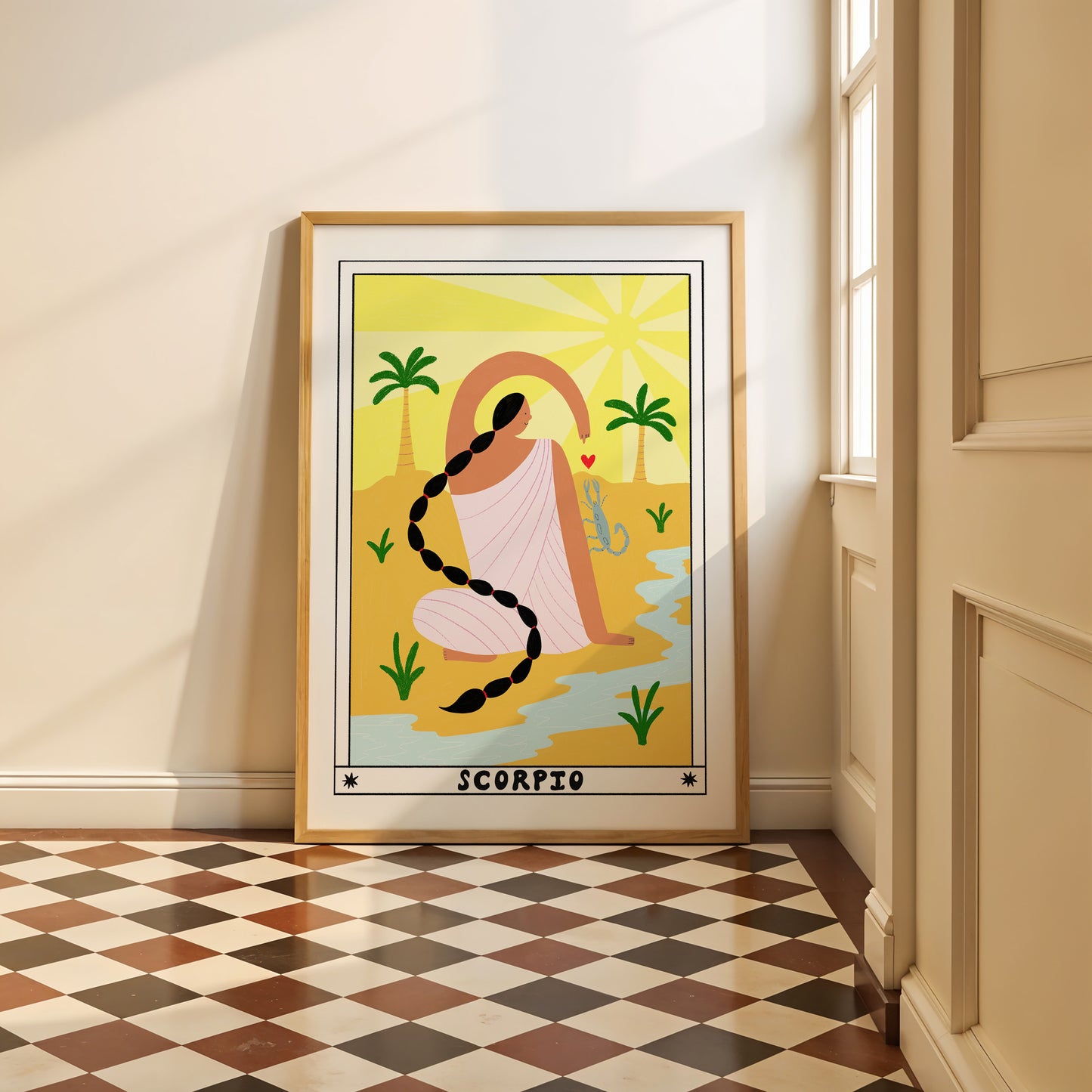 Tarot Scorpio Art Print