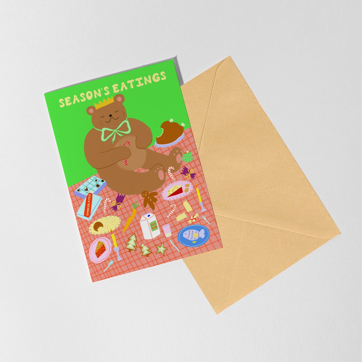 Season's Eatings Christmas Card