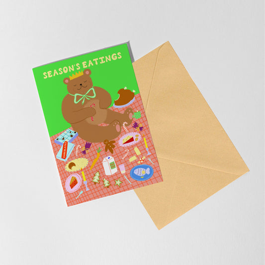 Season's Eatings Christmas Card