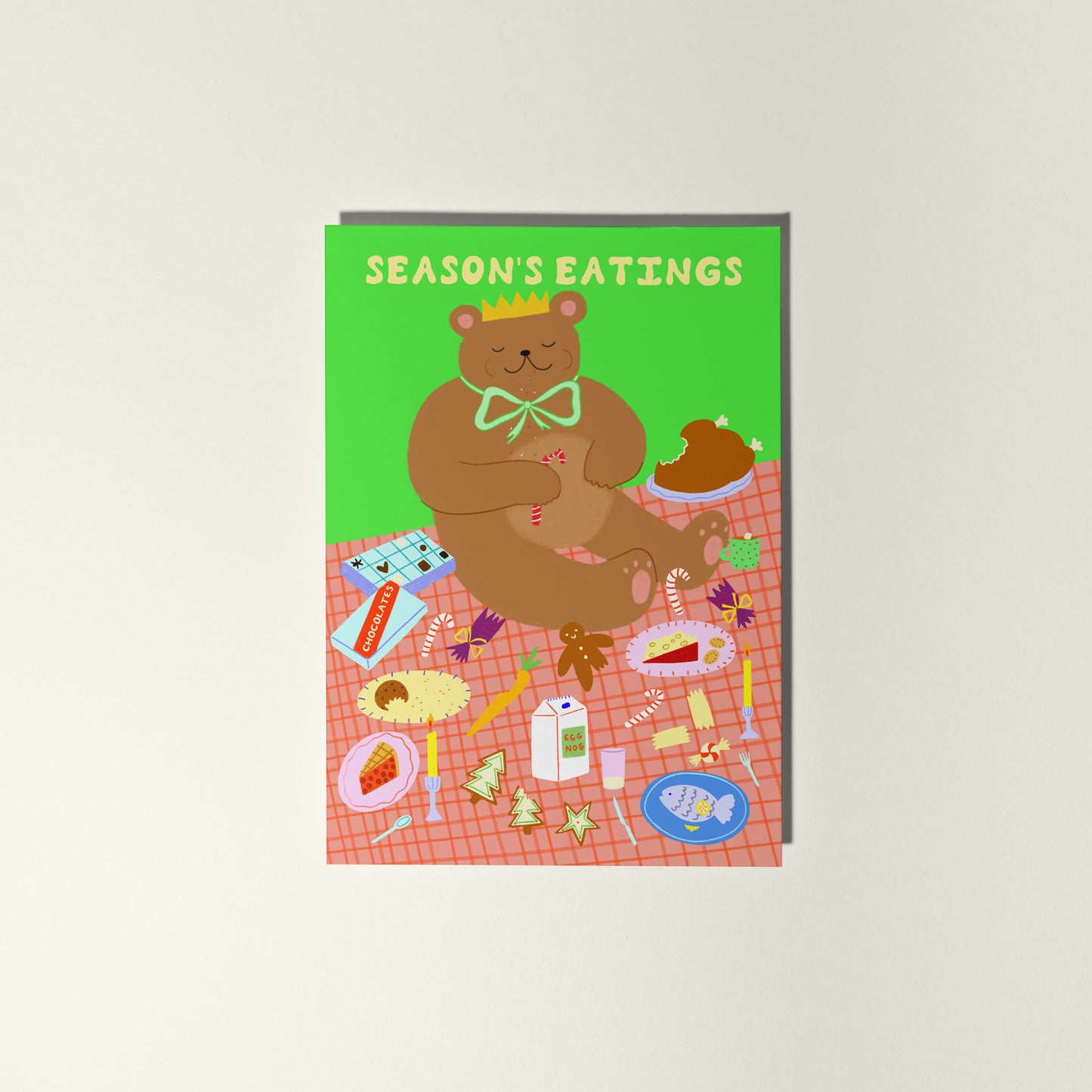Season's Eatings Christmas Card