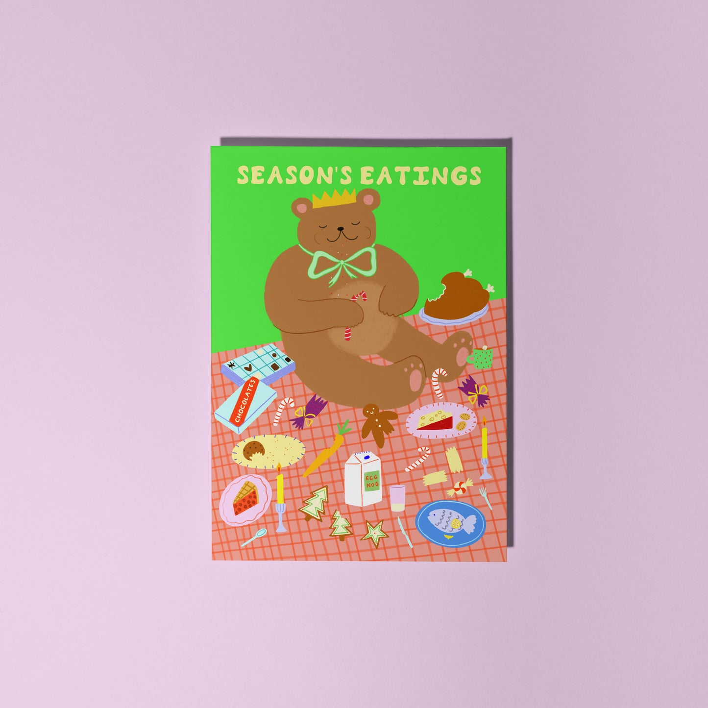 Season's Eatings Christmas Card