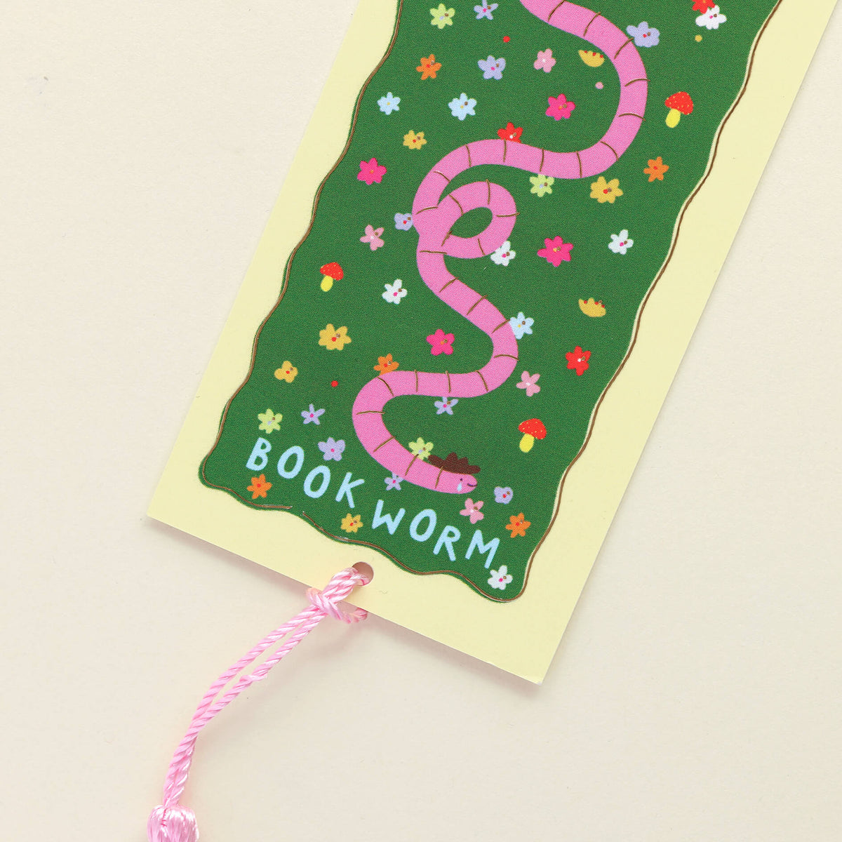 Sensitive Bookworm Gold Foiled Bookmark