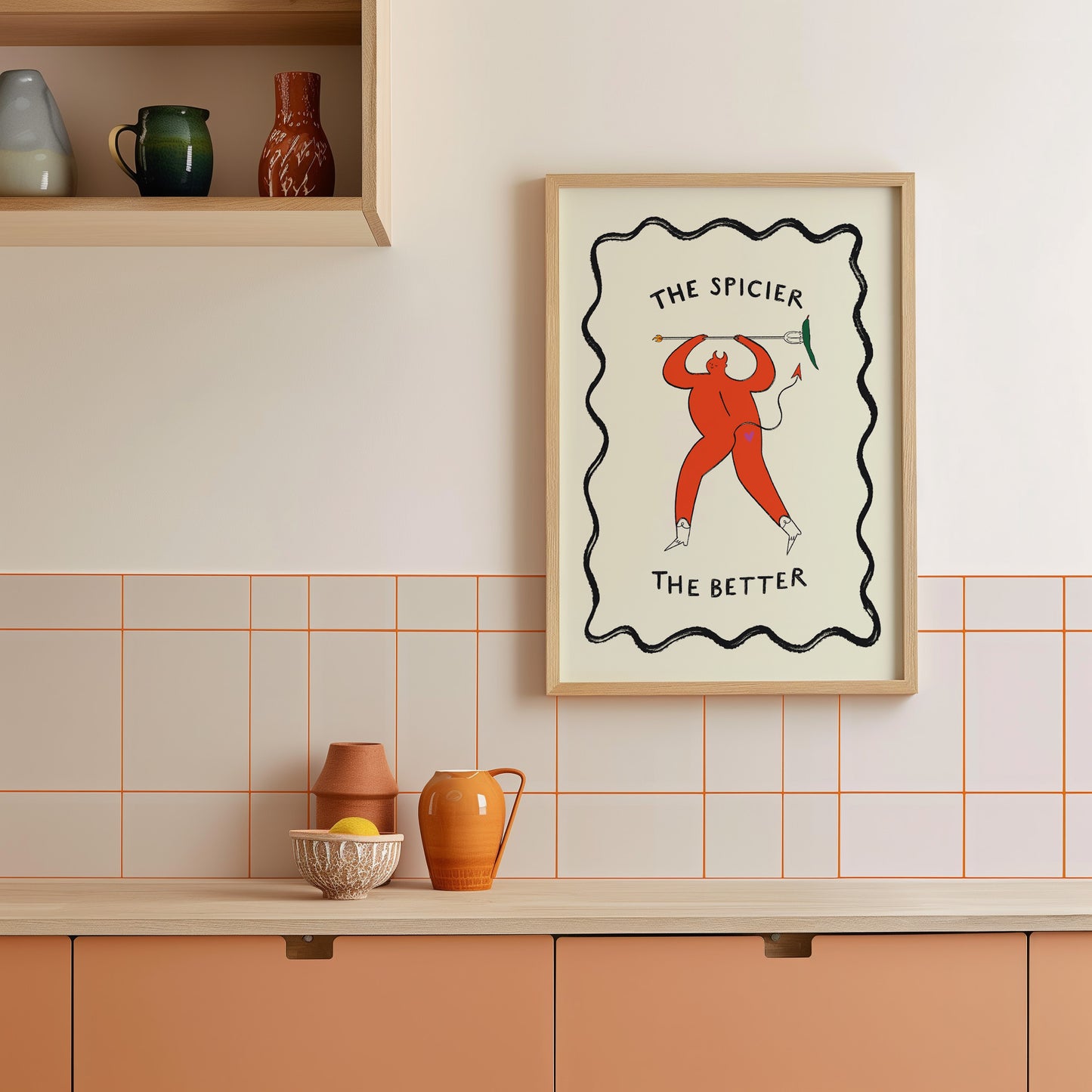 The Spicier The Better Art Print