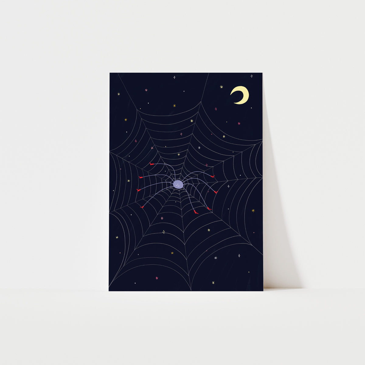 Sweet Spider Art Print A5