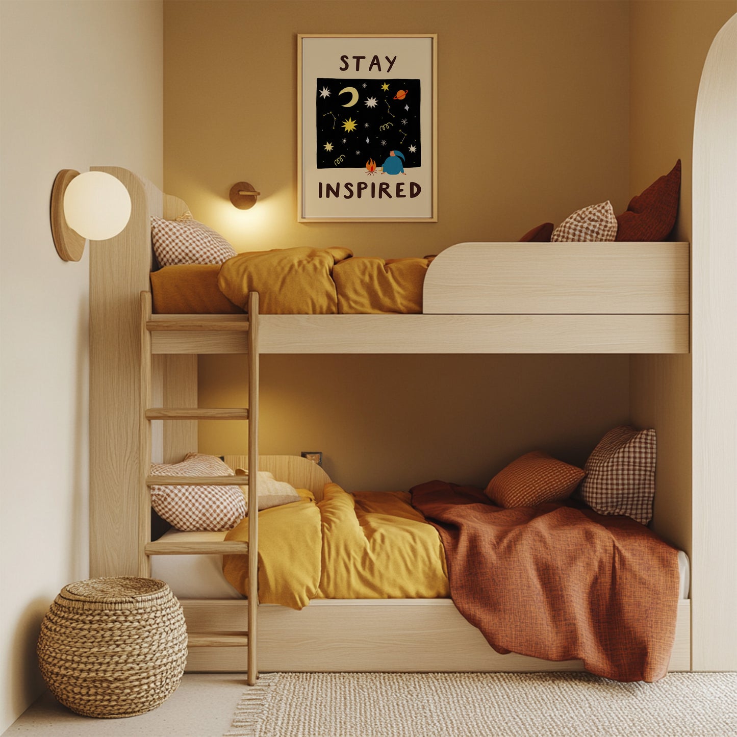 Stay Inspired Art Print