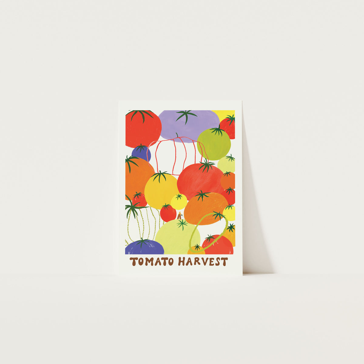 Tomato Harvest Art Print A3