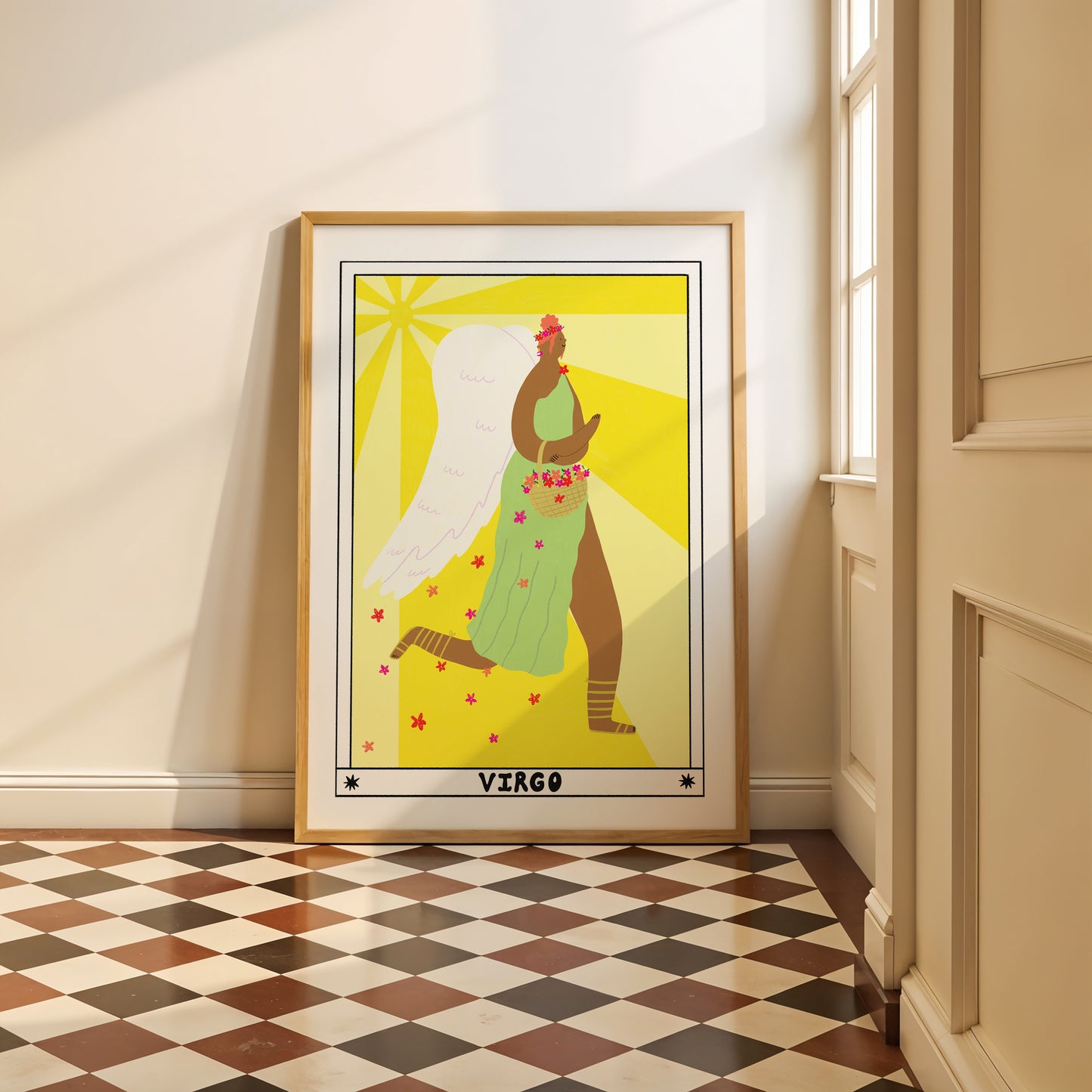 Tarot Virgo Art Print