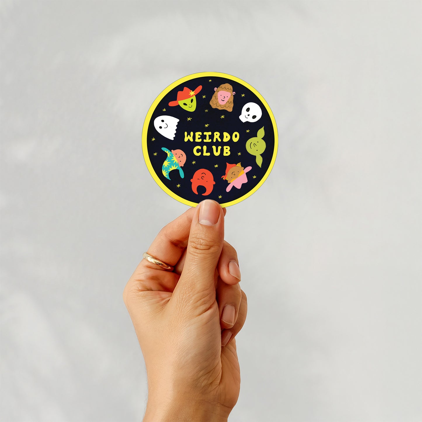 Weirdo Club Sticker