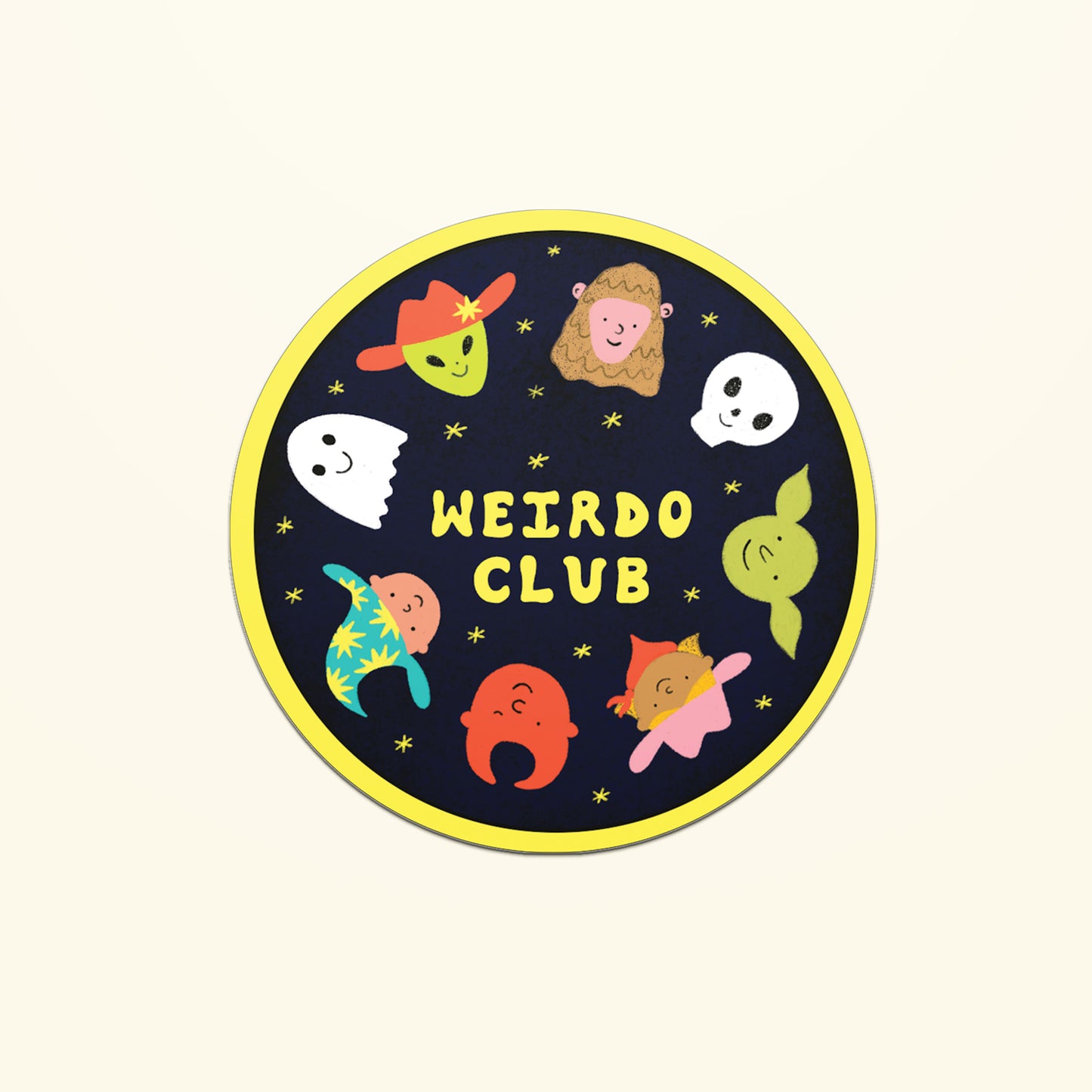 Weirdo Club Sticker