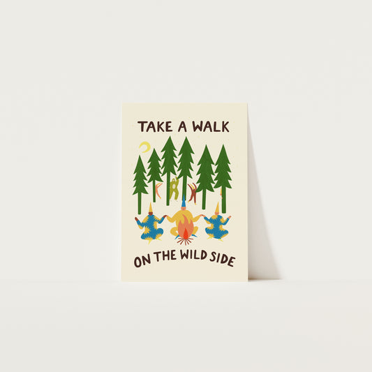 Wild Side Art Print A5