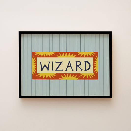 Landscape Wizard Art Print