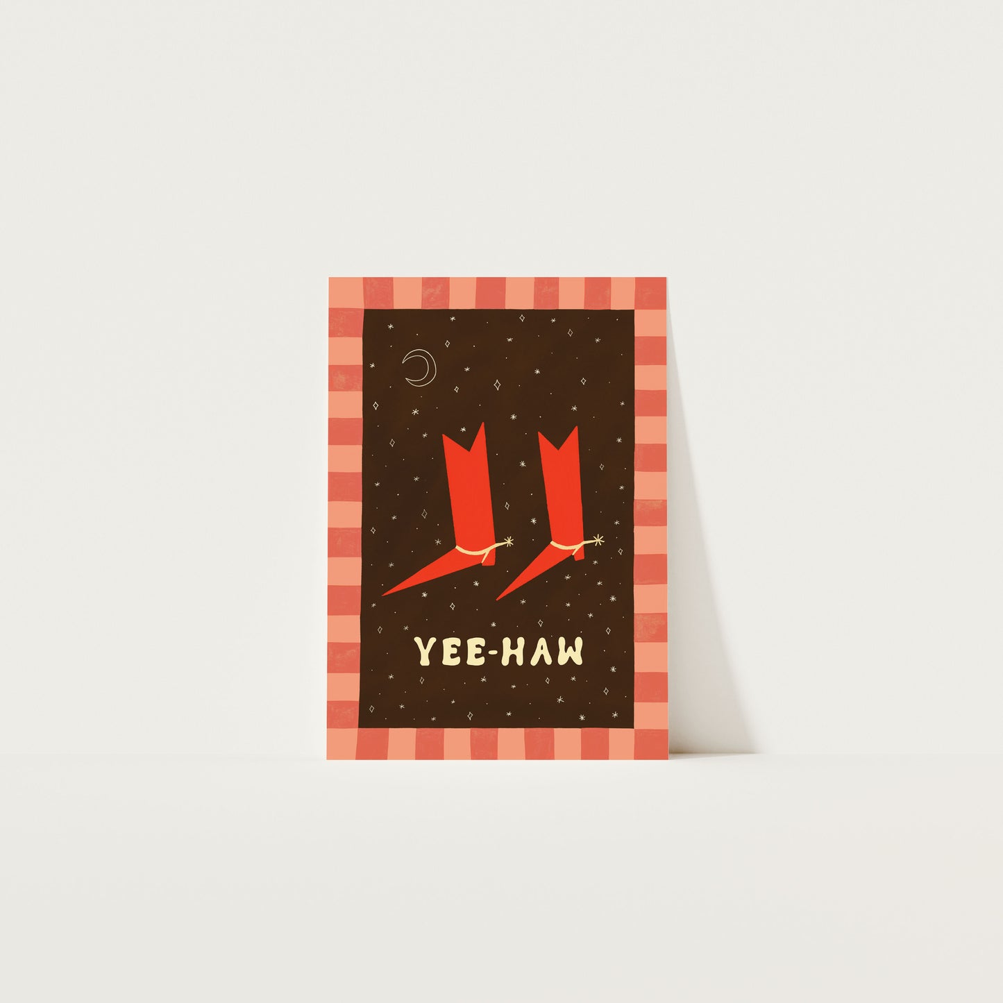 Yee-Haw Cowboy Boots Art Print